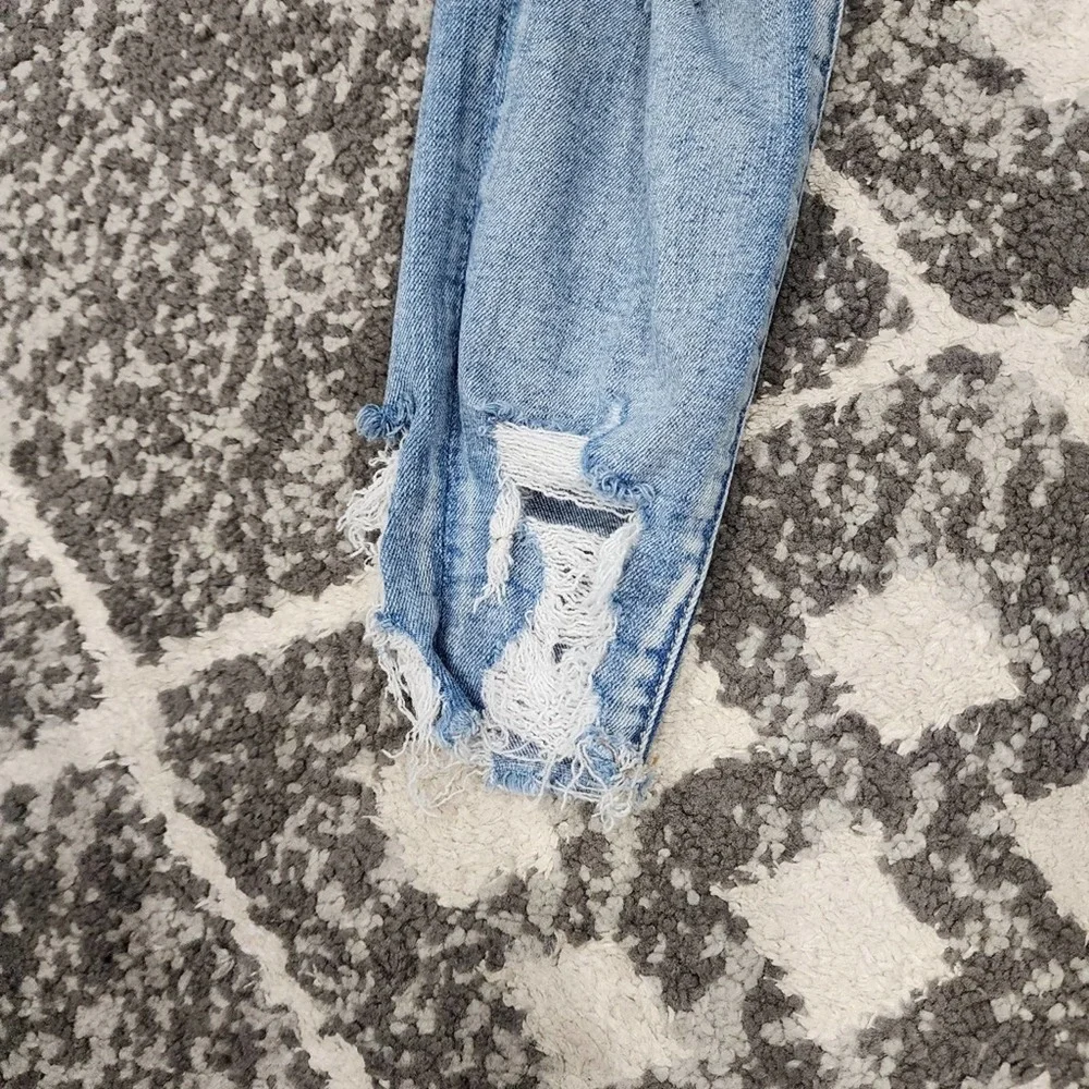 American eagle light wash next level stretch women's size 2 hi rise jeggings - Picture 4 of 9